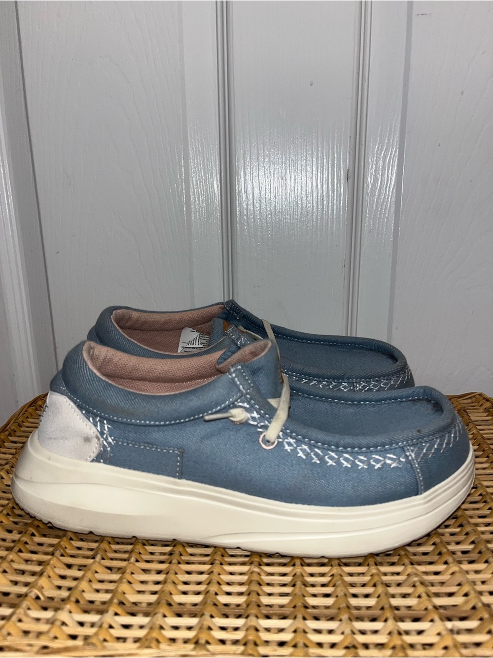 HEY DUDE Wendy Comf denim in Light Blue